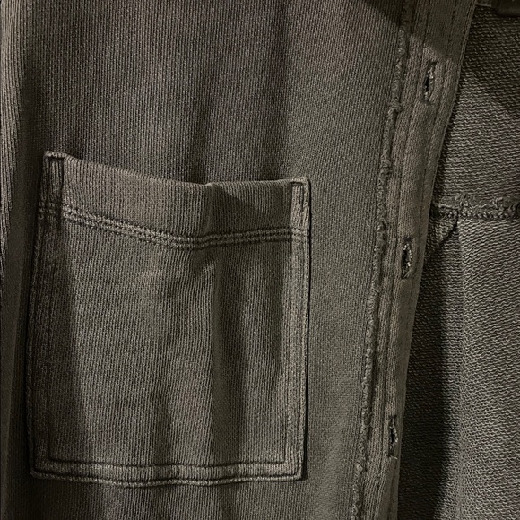 Aerie Charcoal Gray shacket - Picture 3 of 4